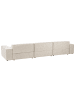 Beliani Modulsofa HELLNAR in Beige - (W) 364 x (H) 70 x (L) 176 cm linksseitig