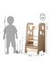 BusyKids Lernturm "3-in-1" in Natur 75 x 40 x 38 cm
