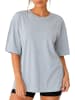 Reichstadt Damen Oversized Oversized T-Shirt in Light Blue