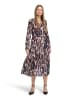 Betty Barclay Stufenkleid langarm in Dark Blue/Rosé