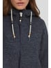 Oxmo Kapuzensweatjacke in grau