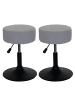 MCW 2er-Set Sitzhocker C22 Bouclé, Grau