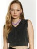 myMo ROCKS Damen Strickpullunder in Schwarz