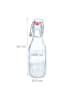 relaxdays 24 x Glasflaschen in Transparent - 250 ml