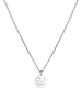 Elli Halskette 925 Sterling Silber mit Smiling Face in Silber