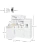 HOMCOM Kinderküche 86L x 64B x 84,5H cm