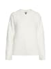 DreiMaster Damen Strickpullover in Wollweiss