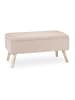 Sitzbank in Beige - (B)79,5x (H)39,5 x (T)39,5 cm