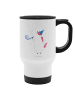 Mr. & Mrs. Panda thermosbecher Einhorn Party ohne Spruch in Weiß