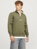 Jack & Jones Sweatshirt mit halbem Reißverschluss in Kalamata
