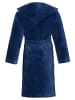 Vossen Bademantel mit Kapuze in marine blau