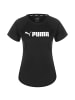 Puma Trainingsshirt Fit Logo in schwarz / weiß