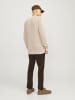 Jack & Jones Strickpullover in Greige