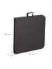 relaxdays Campingtisch in Grau - (B)120 x (H)53,5 x (T)60 cm
