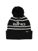 elho Beanie Coole Mütze mit Streifendesign in BLACK
