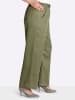 sheego Hose lang in oliv