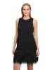 Vera Mont Abendkleid mit Fransen in Schwarz