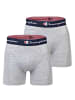 Champion Boxershort 2er Pack in Hellgrau meliert