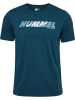 Hummel T-Shirt "Graphic Bold Logo Tee" in Blau