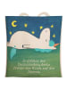 Mr. & Mrs. Panda Tasche Einhorn Sternenhimmel Design mit Spruch in Weiß