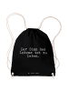 Mr. & Mrs. Panda Rucksack Beutel Der Sinn des Lebens... mit Spruch in Schwarz