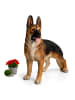 relaxdays Gartendeko Figur Hund XXL "Schäferhund" - (B)40 x (H)114 x (T)91 cm