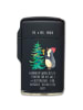 Mr. & Mrs. Panda Feuerzeug Pinguin Weihnachtsbaum mit Spruch in Schwarz