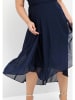 sheego Chiffonkleid in marine