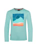 Trollkids Langarm-Shirt Falketind (GOTS) in aqua haze