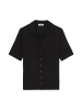 Marc O'Polo Kurzarm-Jerseybluse in Schwarz