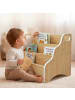relaxdays Kinder-Bücherregal "3 Fächer" in Weiß – (B)51 x (H)31 x (T)28 cm