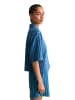 Marc O'Polo DENIM Frottee-Overshirt boxy in Medium Blue