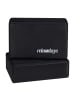 relaxdays 10x Yogablock in Schwarz - (B)23 x (H)8 x (T)15 cm