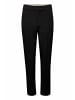 b. young BYDANTA SLIT PANTS 2 - HEAVY WOVEN Regular fit in Black