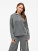 Vila Hoodie in Medium Grey Melange