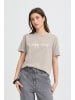 b. young Kurzarm-Bluse BYSOLKO Relaxed fit in Gray Flannel