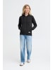 Oxmo Kapuzenfleecejacke OXKAREN ZIPHOODIE in Schwarz