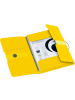 Herlitz Gummizugmappe A4 Postmappe gelb transparent to go