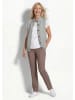 GOLDNER Strickweste mit Knopfleiste in grau