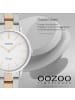 Oozoo Armbanduhr Oozoo Vintage Series silber, rosegold mittel (ca. 34mm)