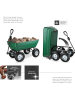 tectake Handwagen Tummi mit luftgefüllten Reifen Belastbarkeit 300kg