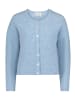 CARTOON Strick-Cardigan mit Rundhalsausschnitt in Light Blue Melange