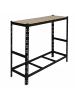 relaxdays Reifenregal in Schwarz - (B)120 x (H)110 x (T)40 cm