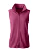 Sieh an! Fleece-Weste in fuchsia