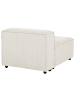 Beliani Sofaelement ARDAL in Weiß/Schwarz - (W) 88 x (H) 68 x (L) 120 cm