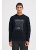 BLEND Langarmshirt BHLeyton in Schwarz