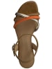 Marco Tozzi Sandalen in Cognac