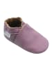 Basrakids Baby Krabbelschuhe aus Leder, weiche Lauflernschuhe mit rutschfester Sohle 