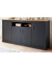 Furn.Design Sideboard grau, Eiche Wotan, Landhaus 200 cm, Kommode mit Soft-Close
