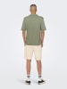 Only&Sons Einfarbiges Polo Hemd aus Baumwolle Kurzarm Shirt ONSACE in Grün